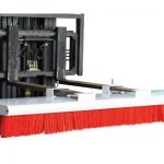 叉車的叉車裝載的清道夫附件