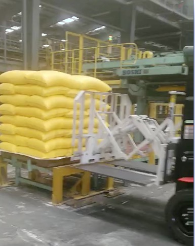 叉車推拉附件用於處理肥料